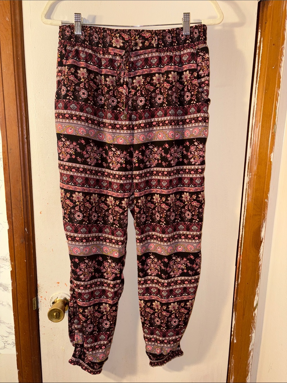 *2 items for $15* American Rag Boho Floral Elastic-Waist Pants